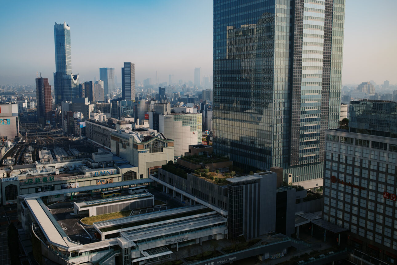 View of Shinjuku from Hotel