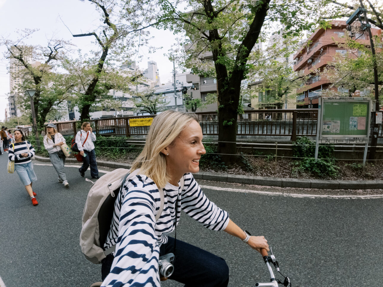 Ridging through the streets of Tokyo